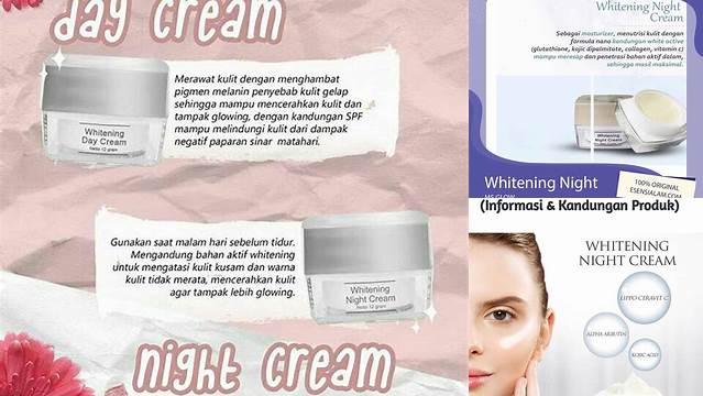 Ungkap Manfaat MS Glow Whitening Night Cream yang Jarang Diketahui