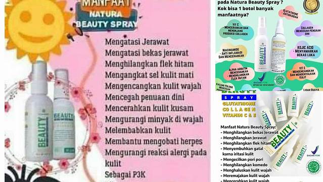 Manfaat Natura Beauty Spray yang Perlu Anda Ketahui!