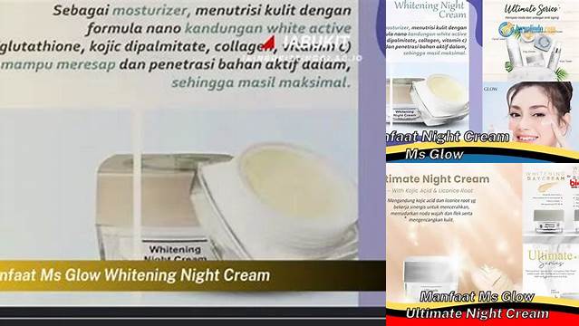 Temukan Rahasia Manfaat Night Cream MS Glow yang Jarang Diketahui