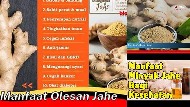 Temukan 8 Manfaat Olesan Jahe yang Masih Jarang Diketahui