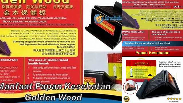Temukan Manfaat Papan Kesehatan Golden Wood yang Jarang Diketahui, Wajib Tahu!