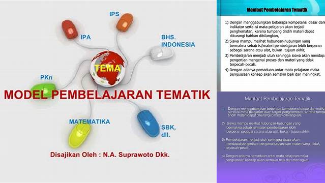 Temukan Manfaat Luar Biasa Pembelajaran Tematik yang Jarang Diketahui