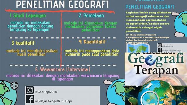 Manfaat Penelitian Geografi yang Jarang Diketahui yang Harus Anda Ketahui