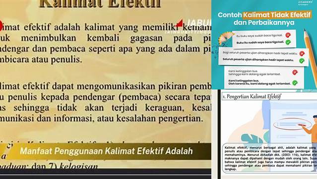 Temukan Manfaat Penggunaan Kalimat Efektif yang Jarang Diketahui!