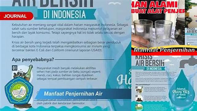 Temukan 10 Manfaat Penjernihan Air yang Jarang Diketahui