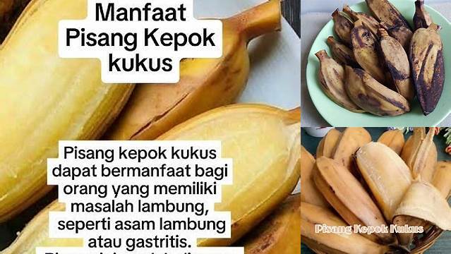 Manfaat Pisang Kepok Kukus yang Jarang Diketahui, Wajib Tahu!