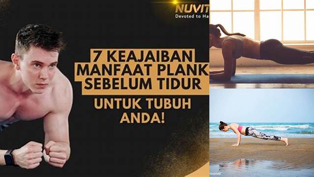 Temukan Manfaat Plank Sebelum Tidur untuk Kesehatan yang Optimal