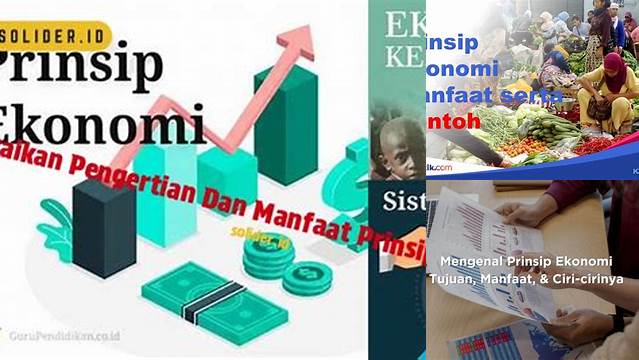 Gali Manfaat Prinsip Ekonomi yang Jarang Diketahui!