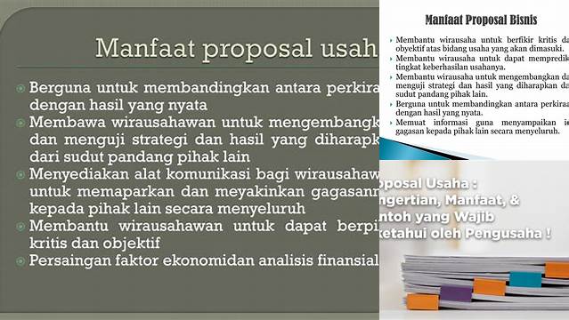 Temukan 7 Manfaat Proposal Usaha yang Jarang Diketahui