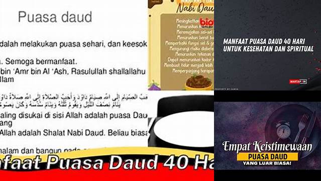 Manfaat Puasa Daud 40 Hari