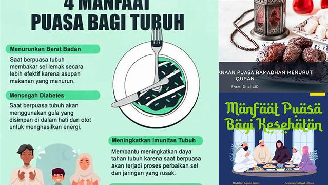 Inilah 9 Hal Penting tentang Manfaat Puasa Ramadhan Menurut Islam untuk Sambut Idul Fitri