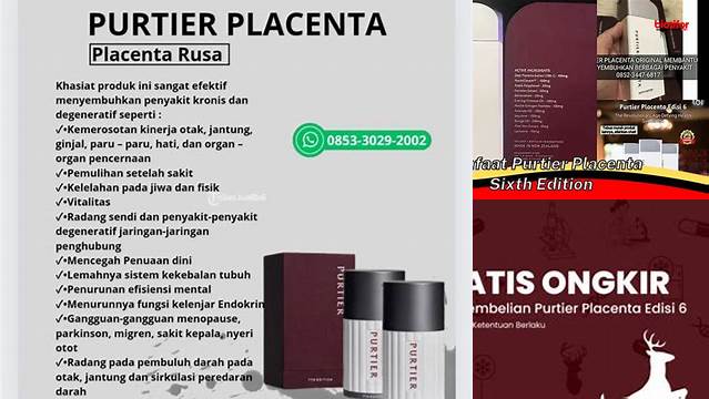 Temukan Manfaat Purtier Placenta yang Wajib Anda Tahu