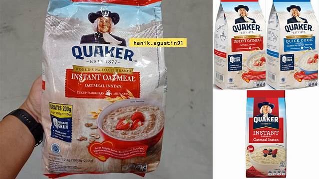 Ungkap Segudang Manfaat Quaker Oat Merah yang Jarang Diketahui