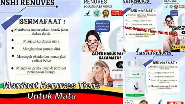 Manfaat Renueves Tiens untuk Mata yang Jarang Diketahui dan Perlu Anda Tahu