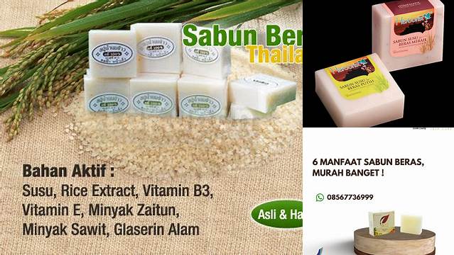 8 Manfaat Sabun Beras Untuk Kulit Glowing Alami
