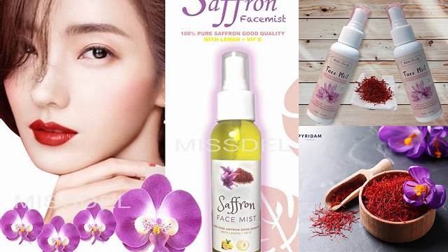 6 Manfaat Saffron Face Mist yang Tak Akan Anda Temukan di Tempat Lain