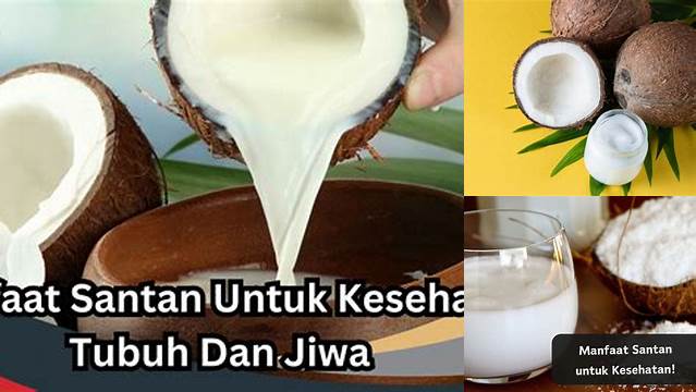 Temukan Manfaat Santan untuk Kesehatan yang Jarang Diketahui