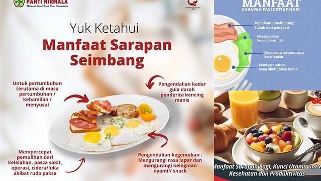 Temukan Manfaat Sarapan Pagi yang Jarang Diketahui