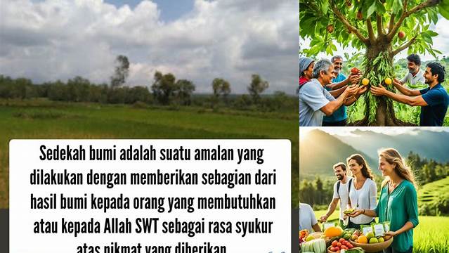 Temukan Manfaat Sedekah Bumi yang Jarang Diketahui Anda Perlu Tahu