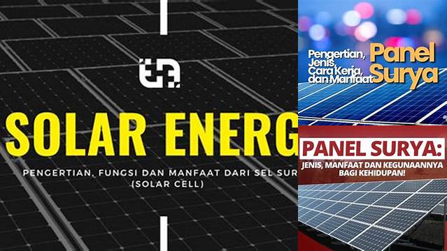 Manfaat Panel Surya yang Harus Diketahui