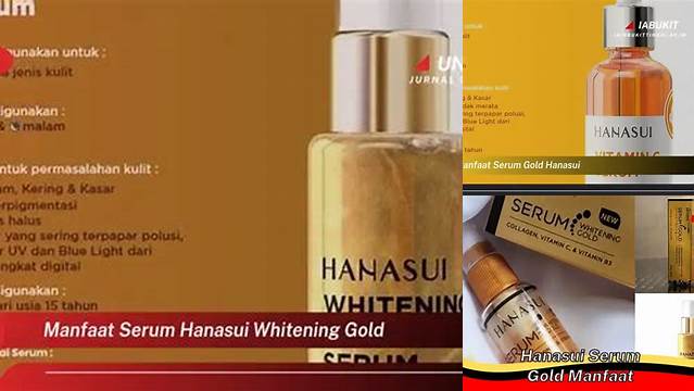 Manfaat Serum Gold Hanasui yang Jarang Diketahui