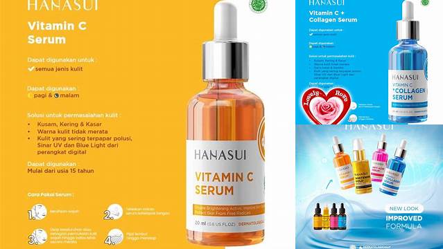 10 Manfaat Serum Hanasui Vitamin C Kuning Cerahkan, Pudarkan Flek, Harga Terjangkau