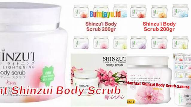 Temukan 8 Manfaat Shinzui Body Scrub yang Jarang Diketahui