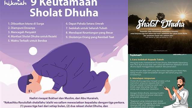 Temukan 12 Manfaat Sholat Dhuha yang Jarang Diketahui