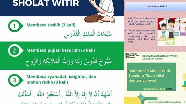 Temukan 7 Manfaat Sholat Witir Setelah Isya, Jarang Diketahui!