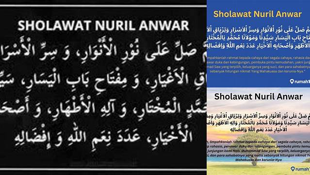 Manfaat Sholawat Nuril Anwar yang Jarang Diketahui dan Bikin Penasaran