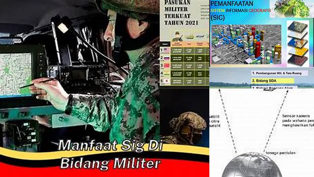 Manfaat SIG di Bidang Militer, Anda Harus Tahu!