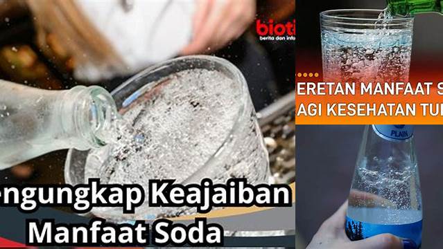 Temukan Manfaat Soda Water yang Jarang Diketahui