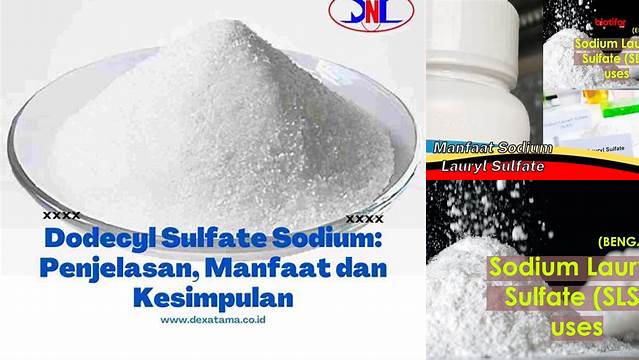 Manfaat Sodium Lauryl Sulfate yang Jarang Diketahui, Wajib Kamu Tahu!