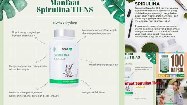 Temukan Manfaat Spirulina Tiens yang Jarang Diketahui