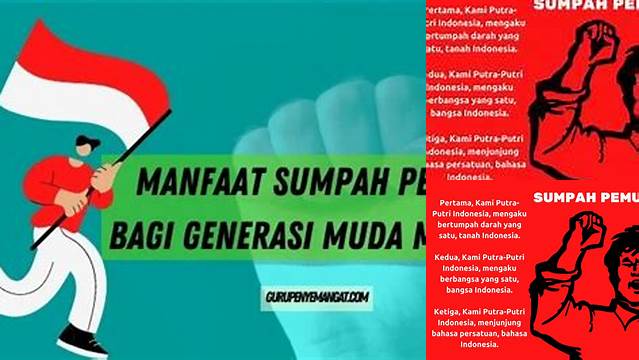 Temukan Manfaat Sumpah Pemuda yang Perlu Kamu Ketahui