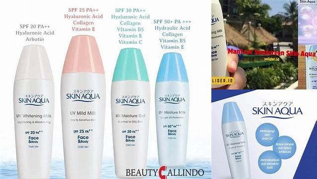 Temukan Manfaat Sunscreen Skin Aqua yang Jarang Anda Ketahui