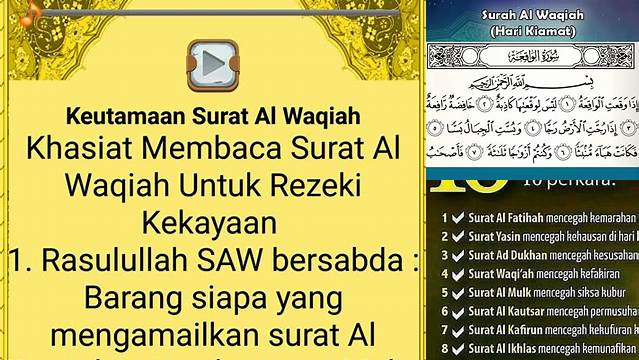 Temukan Manfaat Surah Al Waqiah yang Belum Banyak Diketahui