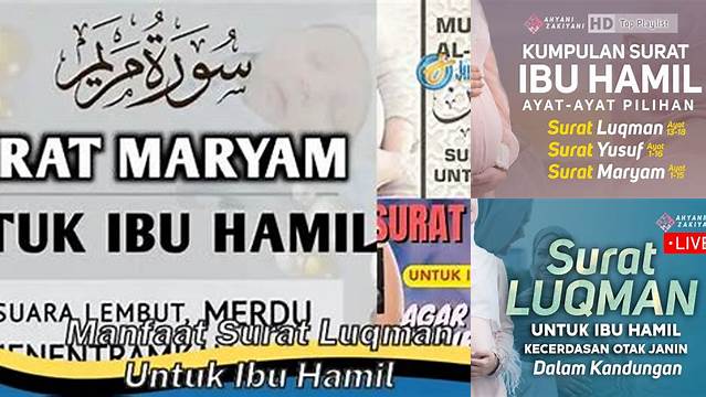 Temukan Manfaat Surat Luqman untuk Ibu Hamil yang Jarang Diketahui