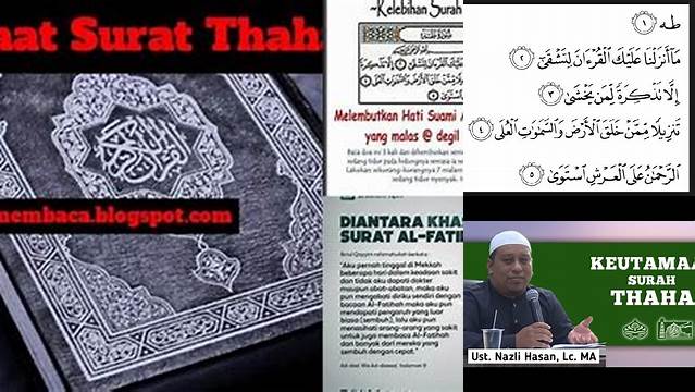 Temukan Manfaat Surat Taha yang Jarang Diketahui
