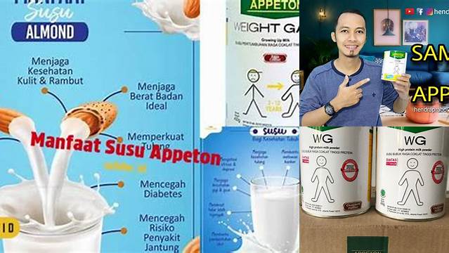 10 Manfaat Susu Appeton yang Jarang Diketahui