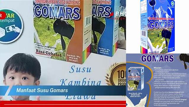 Manfaat Susu Gomars yang Wajib Anda Tahu