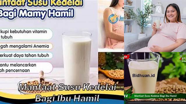 8 Manfaat manfaat susu kedelai bagi ibu hamil temukan keajaiban nutrisinya
