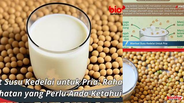 Manfaat Susu Kedelai untuk Pria yang Jarang Diketahui