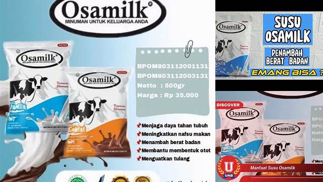 Temukan Ajaibnya Susu Osamilk: 5 Manfaat yang Jarang Diketahui