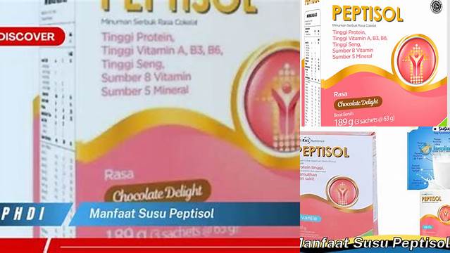 Temukan Manfaat Susu Peptisol yang Jarang Diketahui dan Menakjubkan, Anda Harus Tahu!