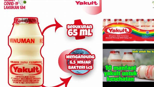 Temukan Manfaat Susu Yakult yang Jarang Diketahui dan Anda Perlu Tahu