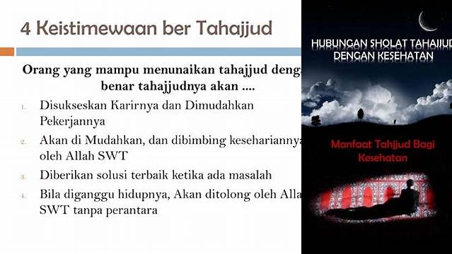 Temukan Manfaat Tahajud Bagi Kesehatan yang Jarang Diketahui