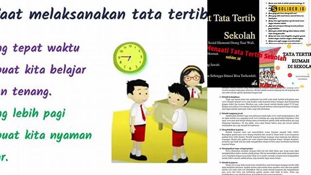 Temukan 8 Manfaat Tata Tertib Sekolah yang Jarang Diketahui