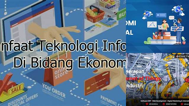 Temukan Manfaat Teknologi di Bidang Ekonomi yang Jarang Diketahui