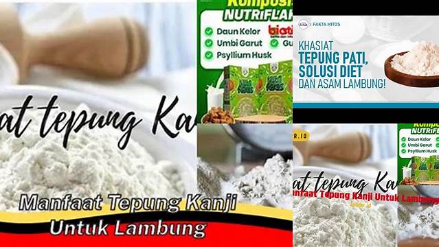 Temukan Khasiat Tepung Kanji untuk Lambung yang Jarang Diketahui